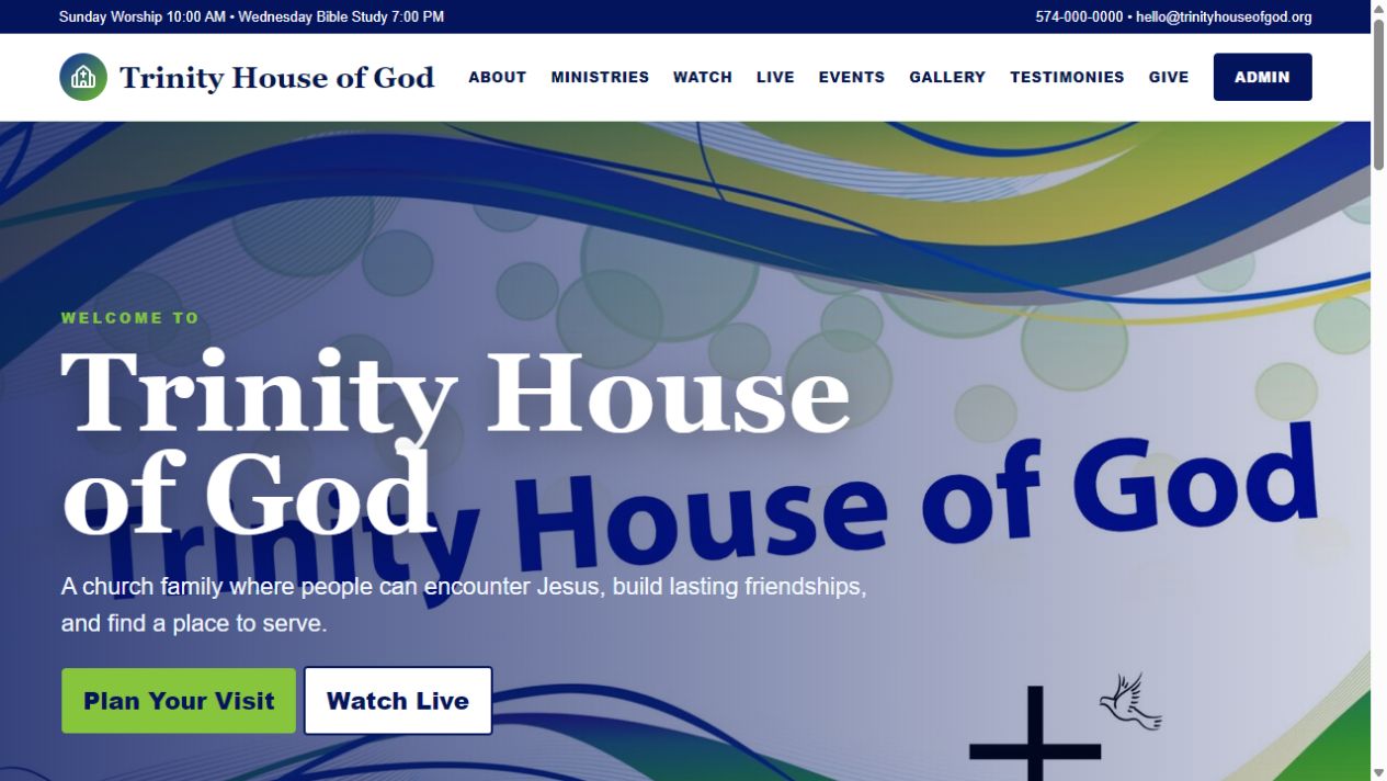 Trinity House of God website